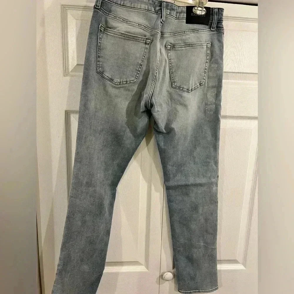 Slim Light Wash Stretch Jeans - Picture 3 of 12